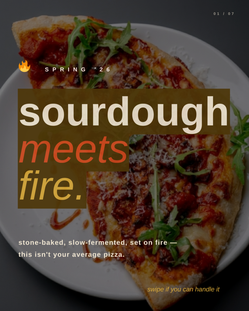 Spicy sourdough pizza in Leeds Fire Cracker Nesso Cafe Bar