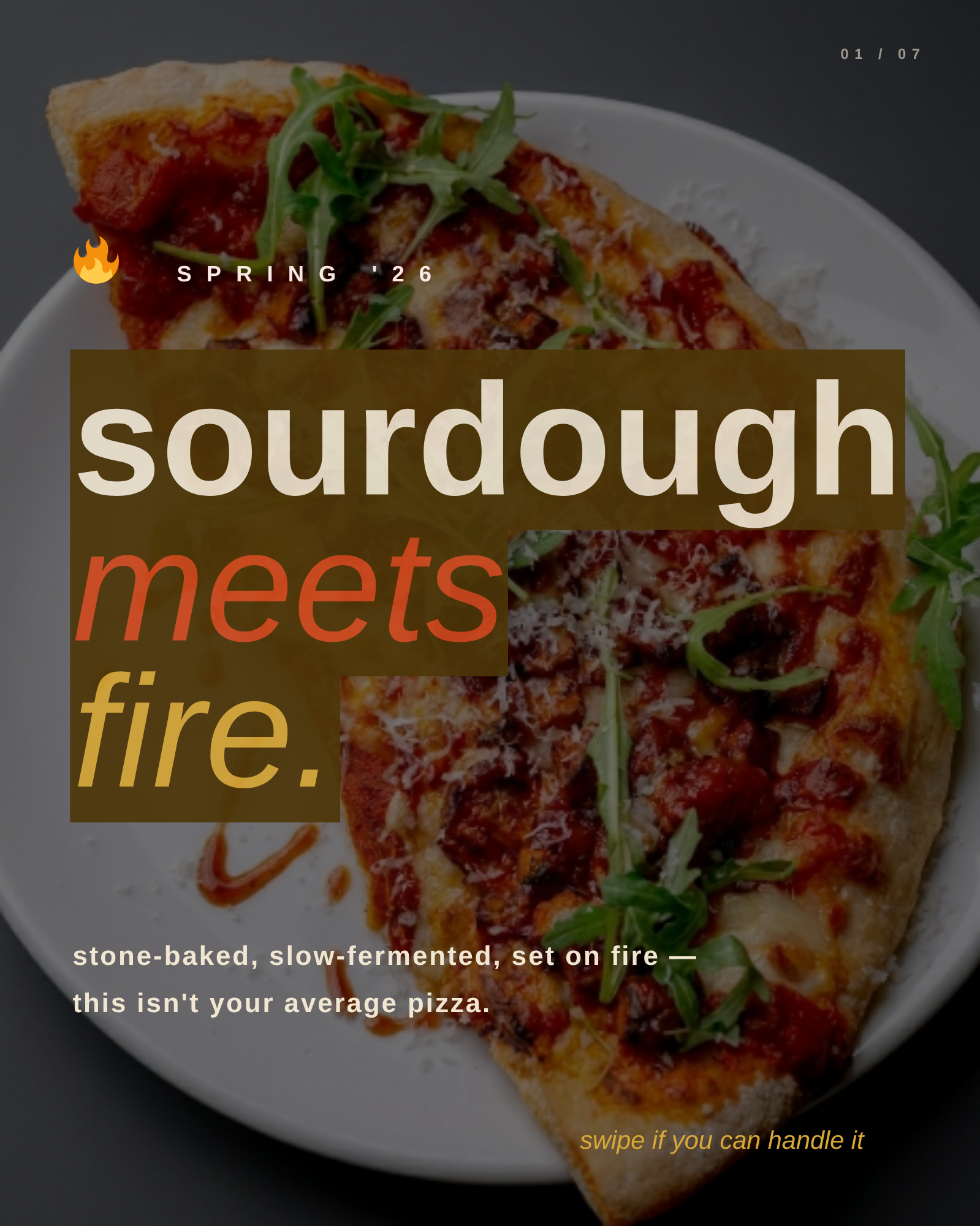 Spicy sourdough pizza in Leeds Fire Cracker Nesso Cafe Bar