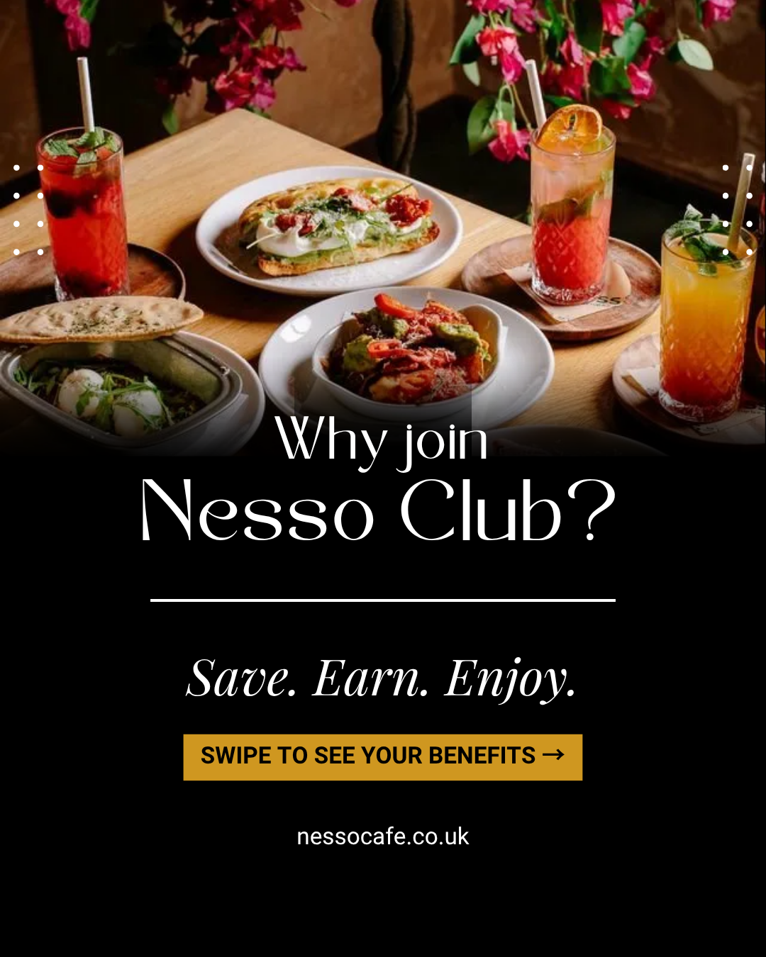 Nesso Club loyalty program Leeds 25 percent off brunch and coffee