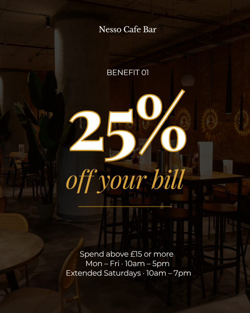 Join Nesso Club Leeds Merrion Street cafe loyalty program sign up